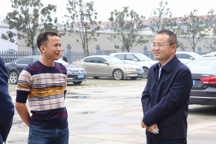 市委常委,市委组织部部长高义勇一行莅临我公司调研